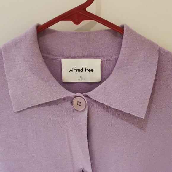 Wilfred Oversized Cardigan - Lilac, XS - Picture 2 of 3